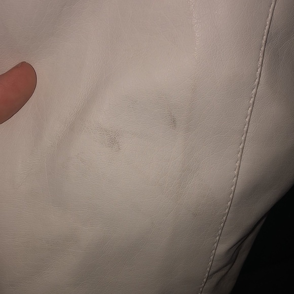 BKE Fur Lined Faux Leather Moto Jacket, Large - Picture 10 of 13